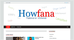 Desktop Screenshot of howfana.com