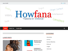 Tablet Screenshot of howfana.com